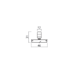 LED spot 24 V voor Minirail