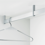 Support d'extrémité Ø19 pour tube rectangle