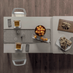 Beslag voor hoge aanbouwtafel met verlengstuk VOILA