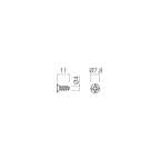 Vis Euro standard Ø3 mm
