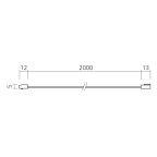 Line verbindingssnoer voor inbouwlichtlijst