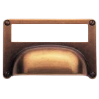 Poignée porte-étiquette