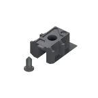 Eindkap voor bovenrail Clipo 26/36