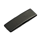 Scharnierafdekkap in staal rechte arm