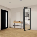 Porte battante simple