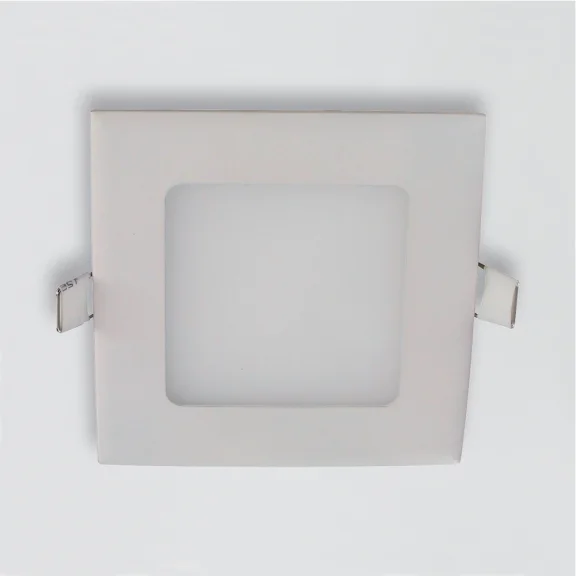 Plafonnier LED carré à encastrer