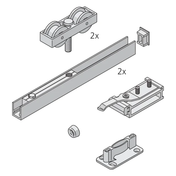 Garniture 1 porte Junior 160/B