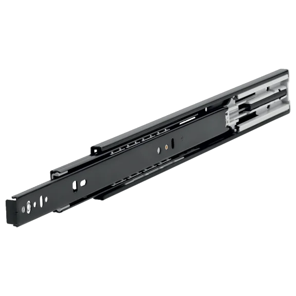 Coulisses à billes sortie totale avec fermeture amortie 45 kg