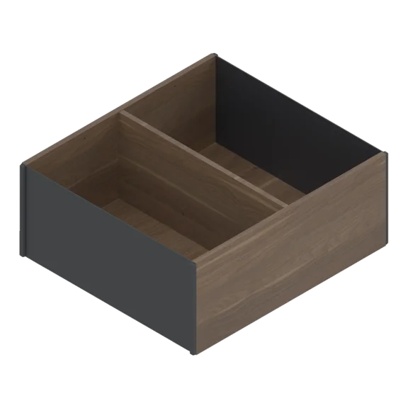 Boîte largeur 242 mm design bois