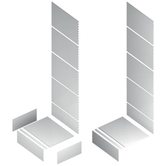 Metalen wandbekleding ES30