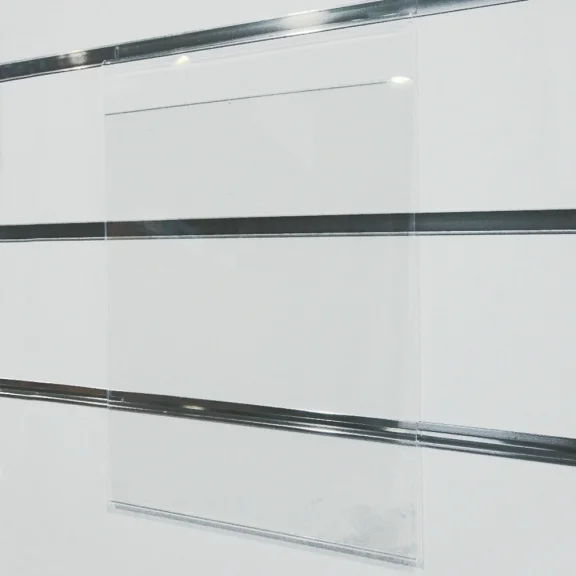 Folderhouder voor gegroefd paneel