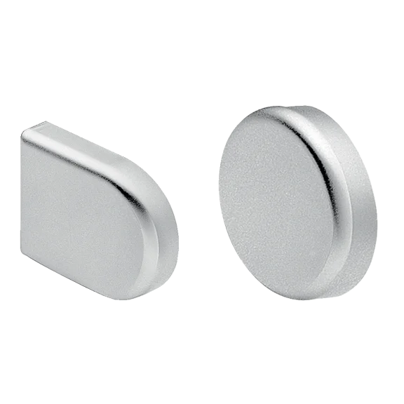 Cache-charnière CLIP pour porte en verre