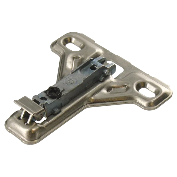 Montageplaat voor kaderdeurscharnier om te schroeven