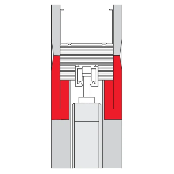 Set Anschlussprofile für Schiebetür