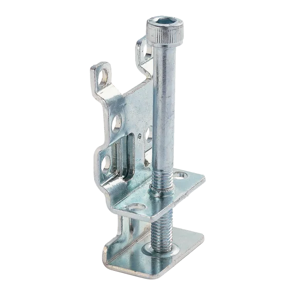 Sockelhöhenversteller mit feststehendem Gleiter