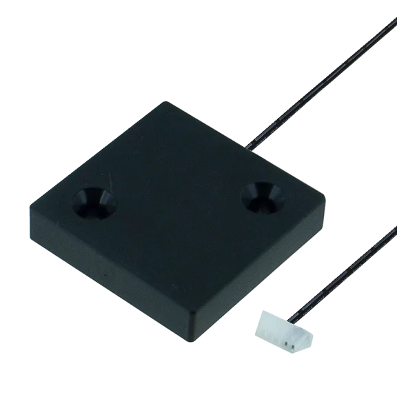 Platte zender voor elektronisch slot