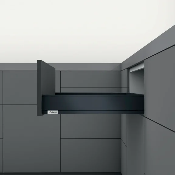 LÉGRABOX BLUMOTION / TIP-ON BLUMOTION noir carbone mat hauteur M