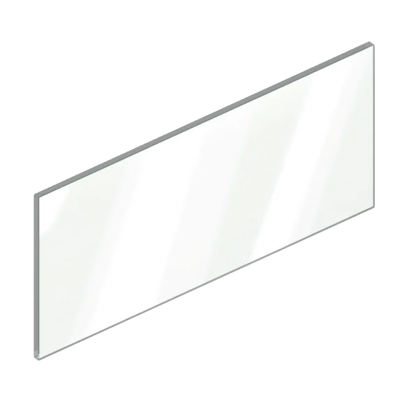 Glazen inschuifelementen