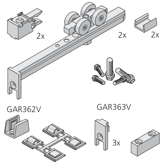 Garnituur Clipo 36 Glas