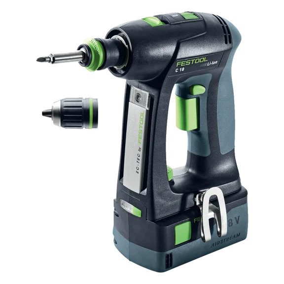 Draadloze accu-schroefboormachine C18 Plus