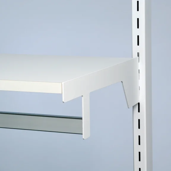 Supports barre de penderie + tablette