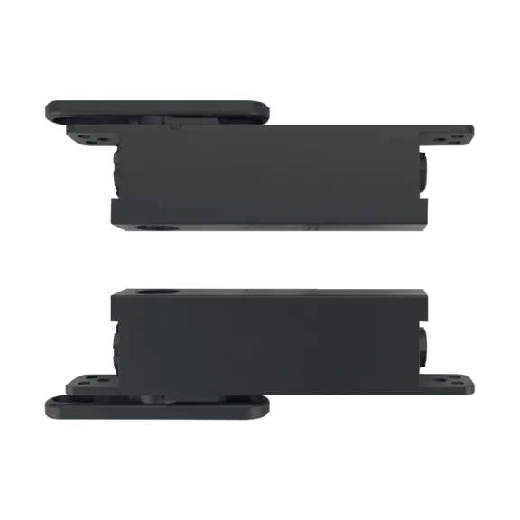 Pivot/taatsdeurscharnier zwart 75 kg