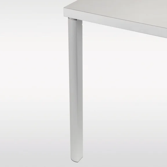 Tafelpoot aluminium geribd ARCO