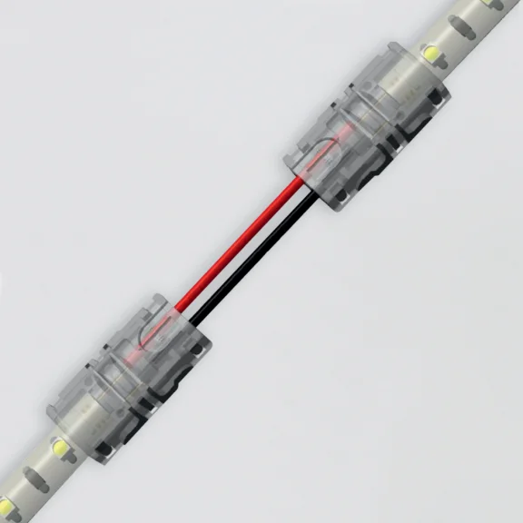 Dubbel verbindingssnoer snelkoppeling voor LED strip