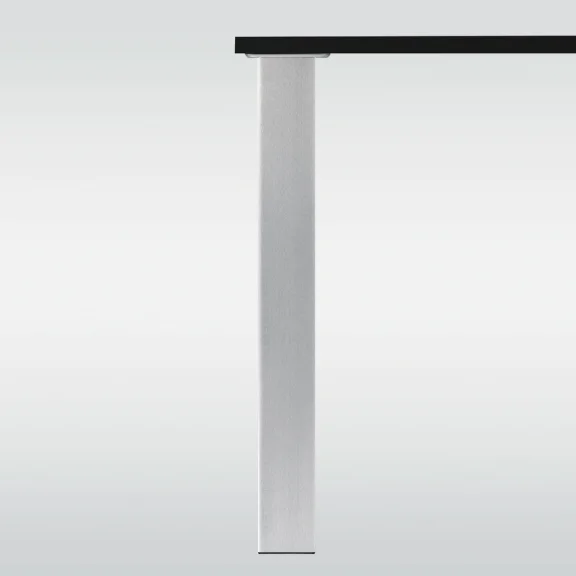 Vierkante tafelpoot 80 mm