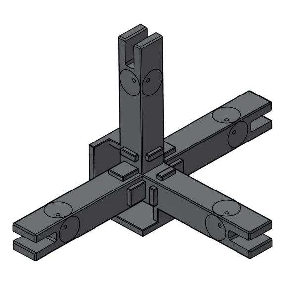 Jonction 4 voies CADRO vitrine