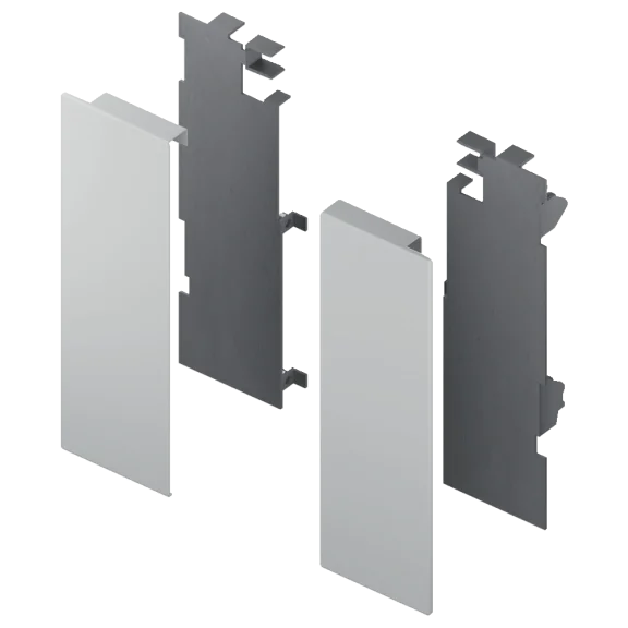 Frontbevestiging LEGRABOX binnenvoorraadlade met reling