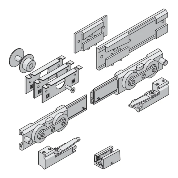 Garniture 1 porte Purolino PLUS 80