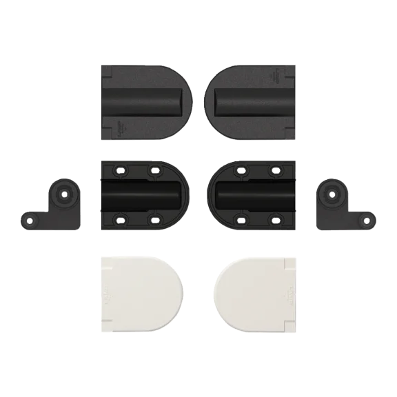 Scharnier voor luik met demping