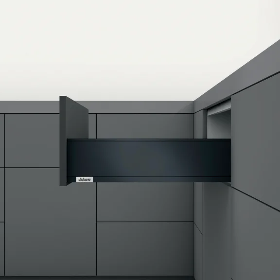 LEGRABOX BLUMOTION / TIP-ON BLUMOTION carbon zwart hoogte K