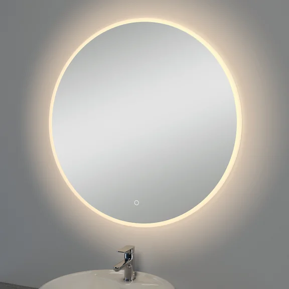 Ronde spiegel met verlichting