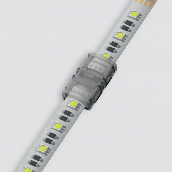 Connexion double pour bande blanc ajustable