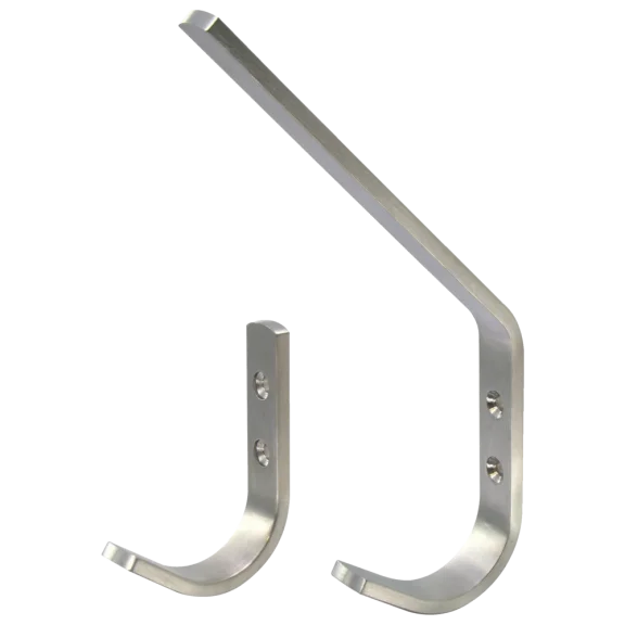 Portemanteau inox droit