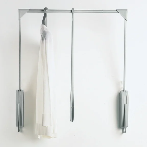 Kleiderlift, doppelt, Wandbefestigung