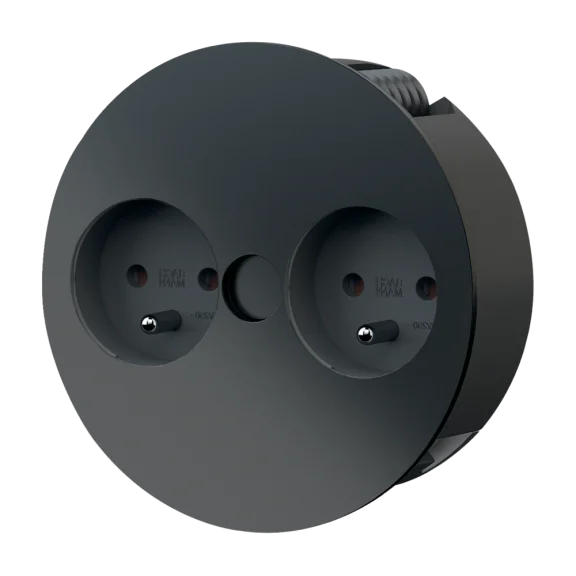 Einbau-Block mit 2 Steckdosen TWIST