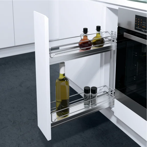 Smal uittrekelement onderkast