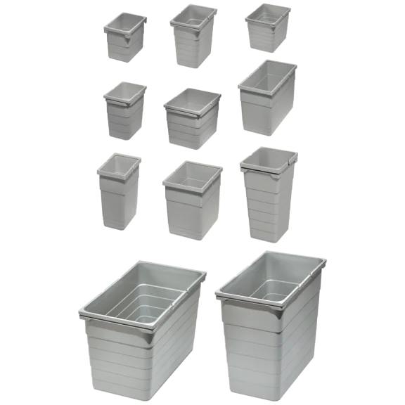 Abfallbehälter für Auszüge TANDEMBOX