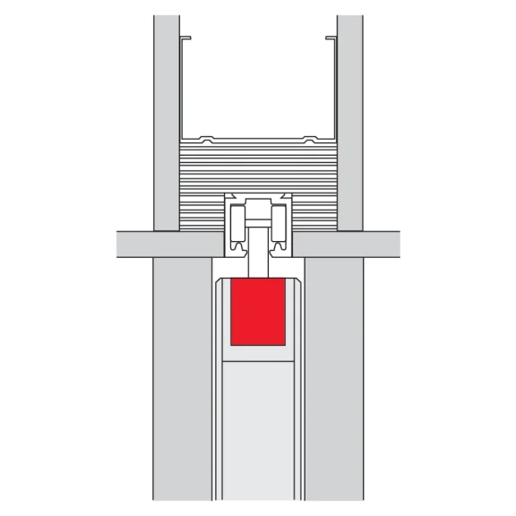 Afwerkset PURE voor schuifdeur