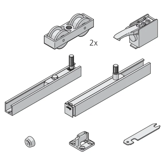 Garniture 1 porte Junior 80/B Pocket
