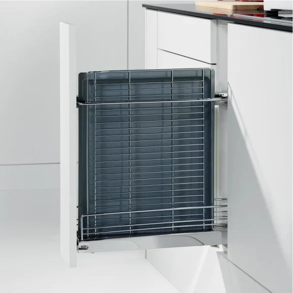 Ensemble coulissant pour plateaux