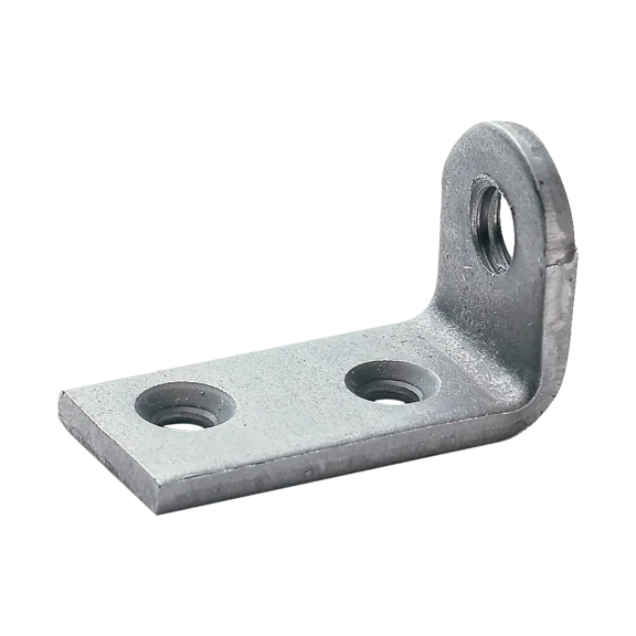 Verbinder met gat met schroefdraad Ø8 spoed van 150