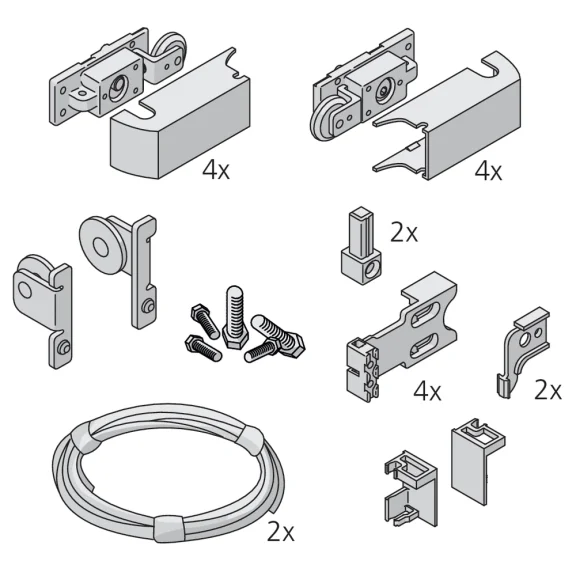 Garnituur voor deuren Libra