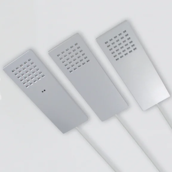 Kit 3 spots LED rectangulaires en applique 12 V