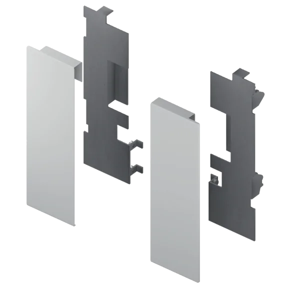 Attache façade LÉGRABOX tiroir C à l'anglaise avec insert