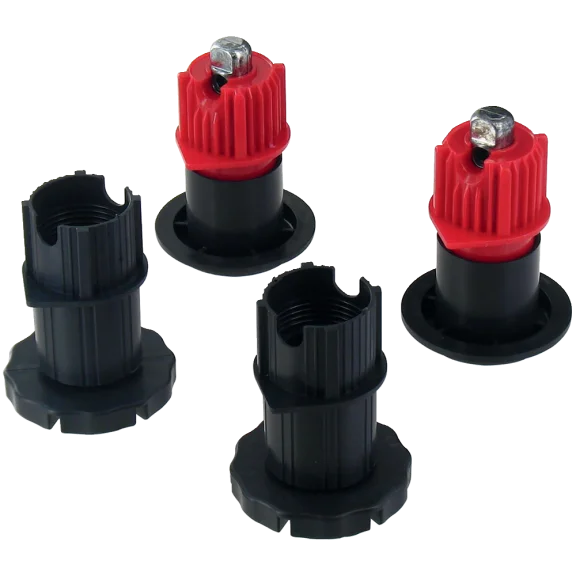 Set de pieds avec réglage frontal