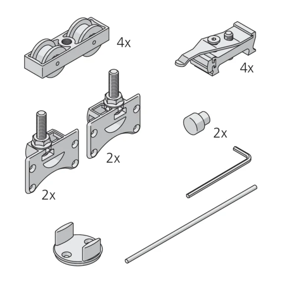 Garnitur DORADO 40 IS für 2 Türen